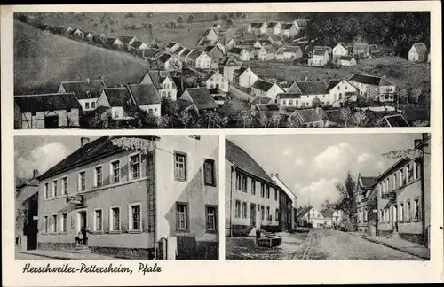 Ak Herschweiler Pettersheim in der Pfalz, Gasthaus zur Post, Bes. Zimmer, Straßenansicht