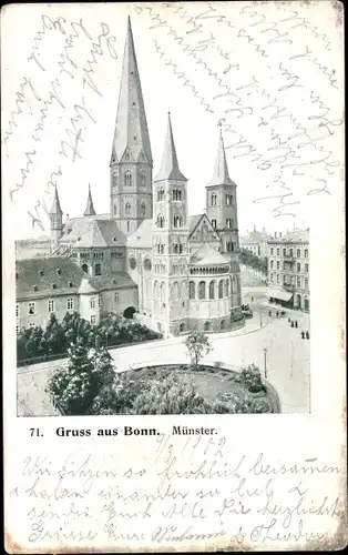 Ak Bonn am Rhein, Münster