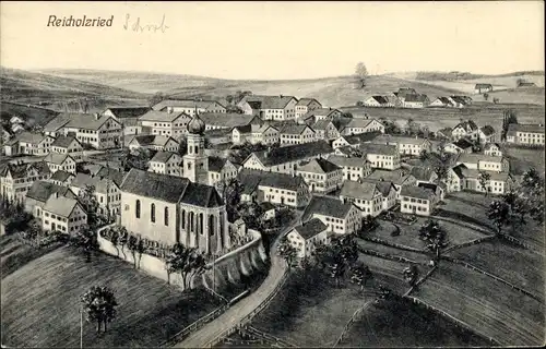 Ak Reicholzried Dietmannsried im Oberallgäu, Gesamtansicht, Vogelschau