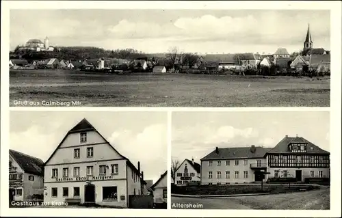 Ak Colmberg Bayern, Gesamtansicht, Altersheim, Gasthaus zur Krone