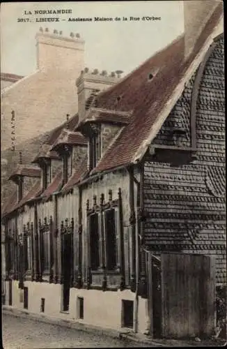 Ak Lisieux Calvados, Ancienne Maison de la Rue d'Orbec