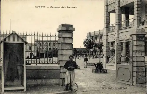 Ak Bizerte Tunesien, Caserne des Zouaves