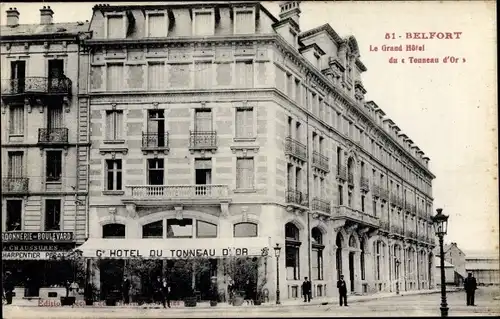 Ak Belfort Territoire de Belfort, Grand Hotel du Tonneau d'Or