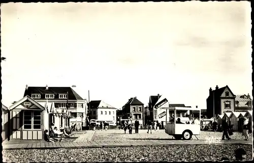 Ak Cayeux Somme, L'Entree de la Plage