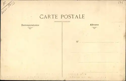 Ak Paris VIII, Gare Saint Lazare, Grève des Chemins de Fer, Eisenbahnerstreik, Polizisten