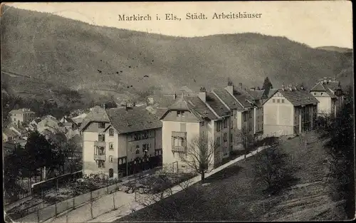 Ak Sainte Marie aux Mines Markirch Elsass Haut Rhin, Städtische Arbeitshäuser