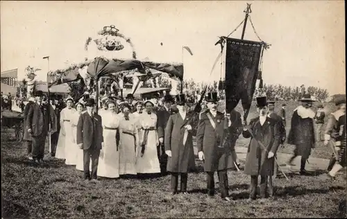 Ak Groningen Niederlande, Historisch Allegorische Optocht, 10.09.1913