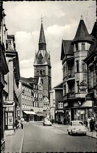 Ak Hohenlimburg Hagen in Westfalen, Herrenstraße, Hussel, Hotel