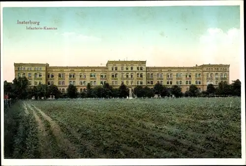 Ak Tschernjachowsk Insterburg Ostpreußen, Infanterie-Kaserne