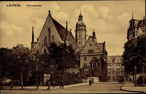 Ak Leipzig in Sachsen, Thomaskirche