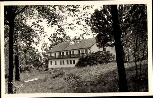 Foto Ak Silges Nüsttal Osthessen, Blick auf Haus