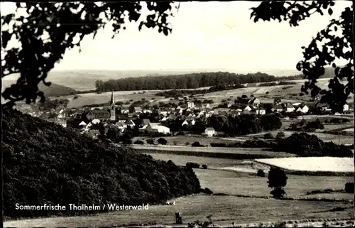 Ak Thalheim Dornburg im Westerwald, Blick auf Ortschaft und Umgebung
