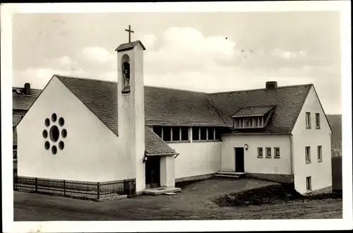 Ak Bechtheim Bad Camberg im Taunus, Katholische Kirche, erbaut 1953
