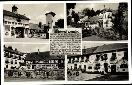 Ak Fischbach Kelkheim im Taunus, Kloster Rettershof, Café zum fröhlichen Landmann