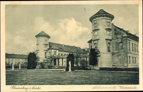 Ak Rheinsberg in der Mark, Schlossansicht, Wasserseite