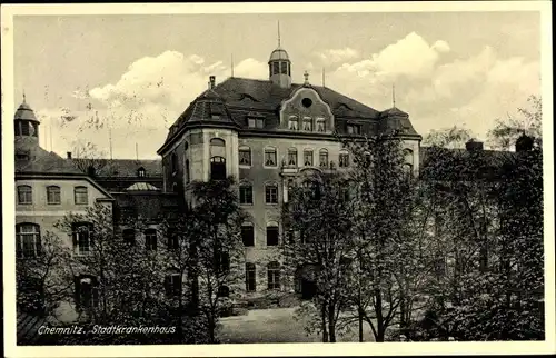 Ak Chemnitz in Sachsen, Stadtkrankenhaus