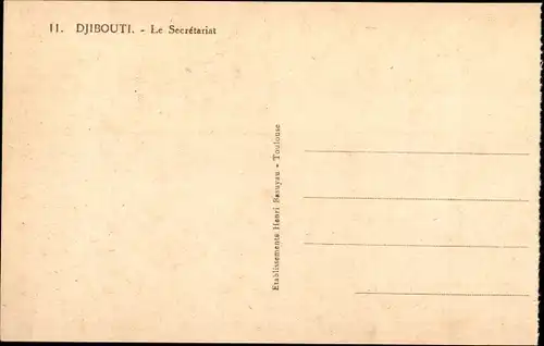 Ak Djibouti Dschibuti, Le Secretariat