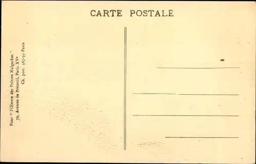 Ak Toamasina Tamatave Madagaskar, Le Cyclone, Un pan de l'Eglise et de l'Ecole des Soeurs