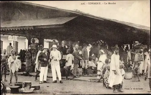 Ak Conakry Konakry Guinea, Le Marché