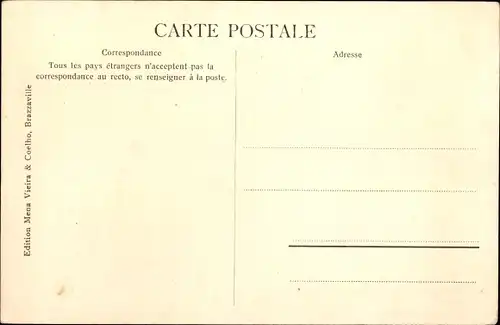 Ak Brazzaville Französisch Kongo, l'Arrivée du Manioc