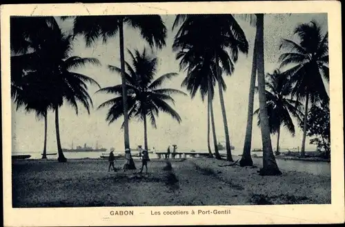 Ak Port Gentil Gabun, Les cocotiers à Port Gentil