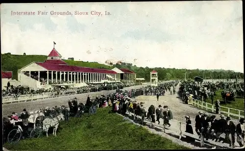 Ak Sioux City Iowa USA, Interstate Fair Grounds