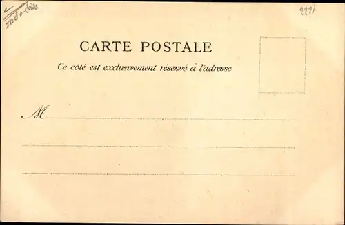 Ak Saigon Cochinchine Vietnam, Rue d'Adran