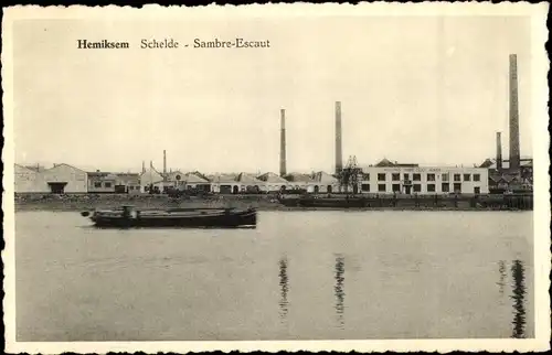 Ak Hemiksem Antwerpen Flandern, Schelde, Sambre-Escaut