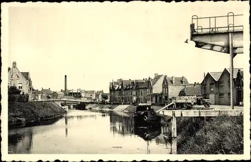 Ak Furnes Veurne Westflandern, Canal de Nieupoort