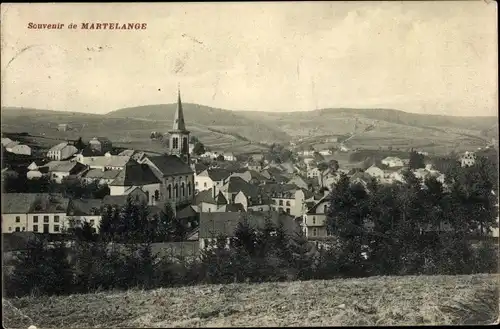 Ak Martelange Martelingen Wallonien Luxemburg, Panorama
