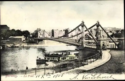 Ak Seraing Wallonien Lüttich, Le Pont