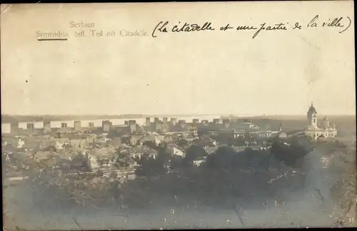 Ak Smederevo Semendria Serbien, Östlicher Teil, Citadelle