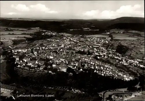 Ak Blomberg in Lippe, Fliegeraufnahme