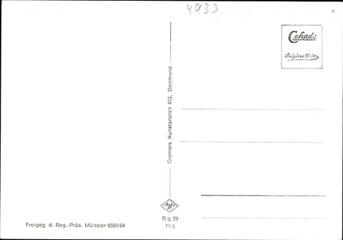 Ak Blomberg in Lippe, Fliegeraufnahme