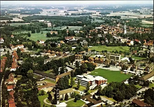 Ak Lüdinghausen Münsterland, Fliegeraufnahme