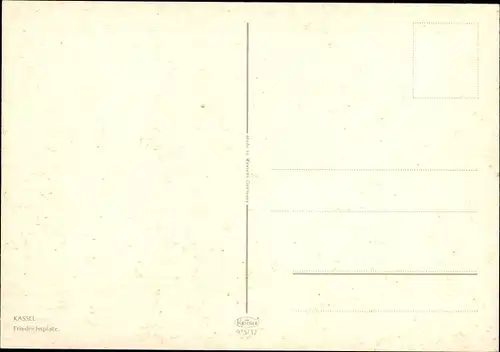 Ak Kassel in Hessen, Friedrichsplatz