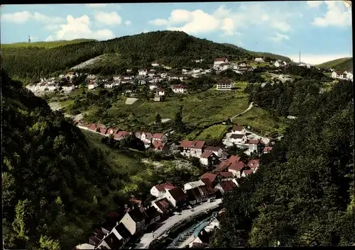 Ak Wieda Walkenried Harz, Blick von der Kreuztalsklippe