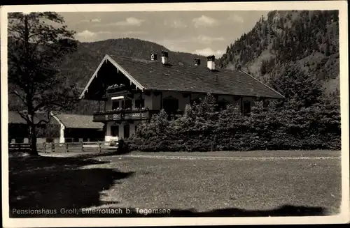 Ak Enterrottach Rottach Egern in Oberbayern, Pensionshaus Groll