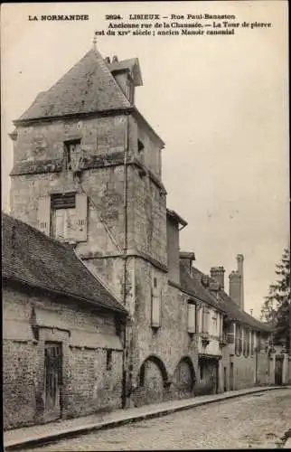 Ak Lisieux Calvados, Rue Paul Banaston, La Tour