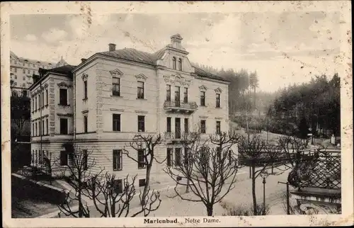 Ak Mariánské Lázně Marienbad Reg. Karlsbad, Notre Dame