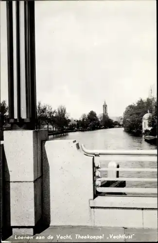 Ak Loenen aan de Vecht Utrecht, Theekoepel Vechtlust