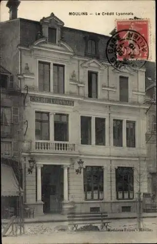 Ak Moulins Allier, Le Credit Lyonnais