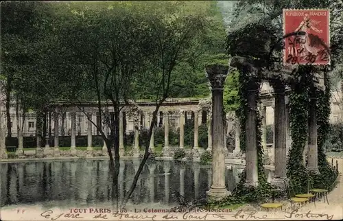 Ak Paris VIII, Parc Monceau, La Colonnade