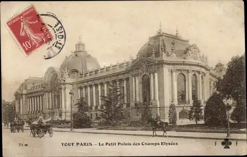 Ak Paris, Le Petit Palais des Champs Elysées