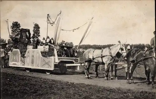 Ak Groningen Niederlande, Histoorisch Allegorische Optocht, 10.09.1913