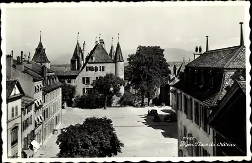 Ak Nyon Kanton Waadt, Place du Chateau