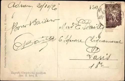 Ak Zagreb Kroatien, Umjetnicki paviljon