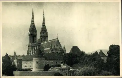 Ak Zagreb Kroatien, Katedrala, Nadbiskupski dvor