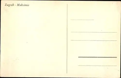 Ak Zagreb Kroatien, Maksimir
