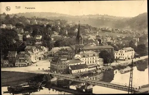 Ak Tilff Esneux Wallonien Lüttich, Panorama